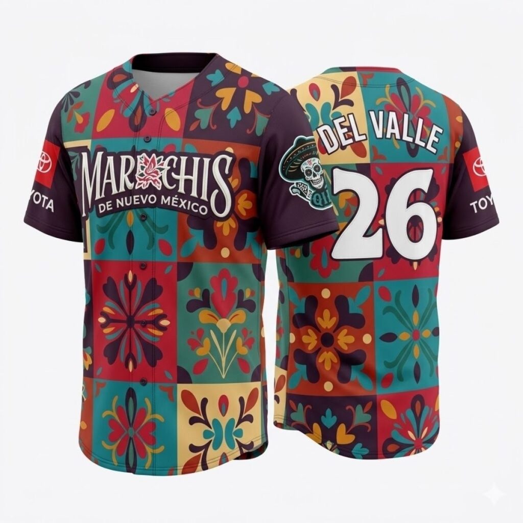 2026 Mariachis de Nuevo Mexico Baseball Jersey (2)