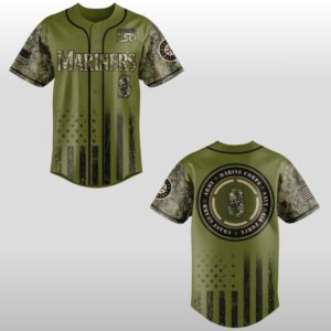 2026 Seattle Mariners x Military Appreciation Night Baseball Jersey