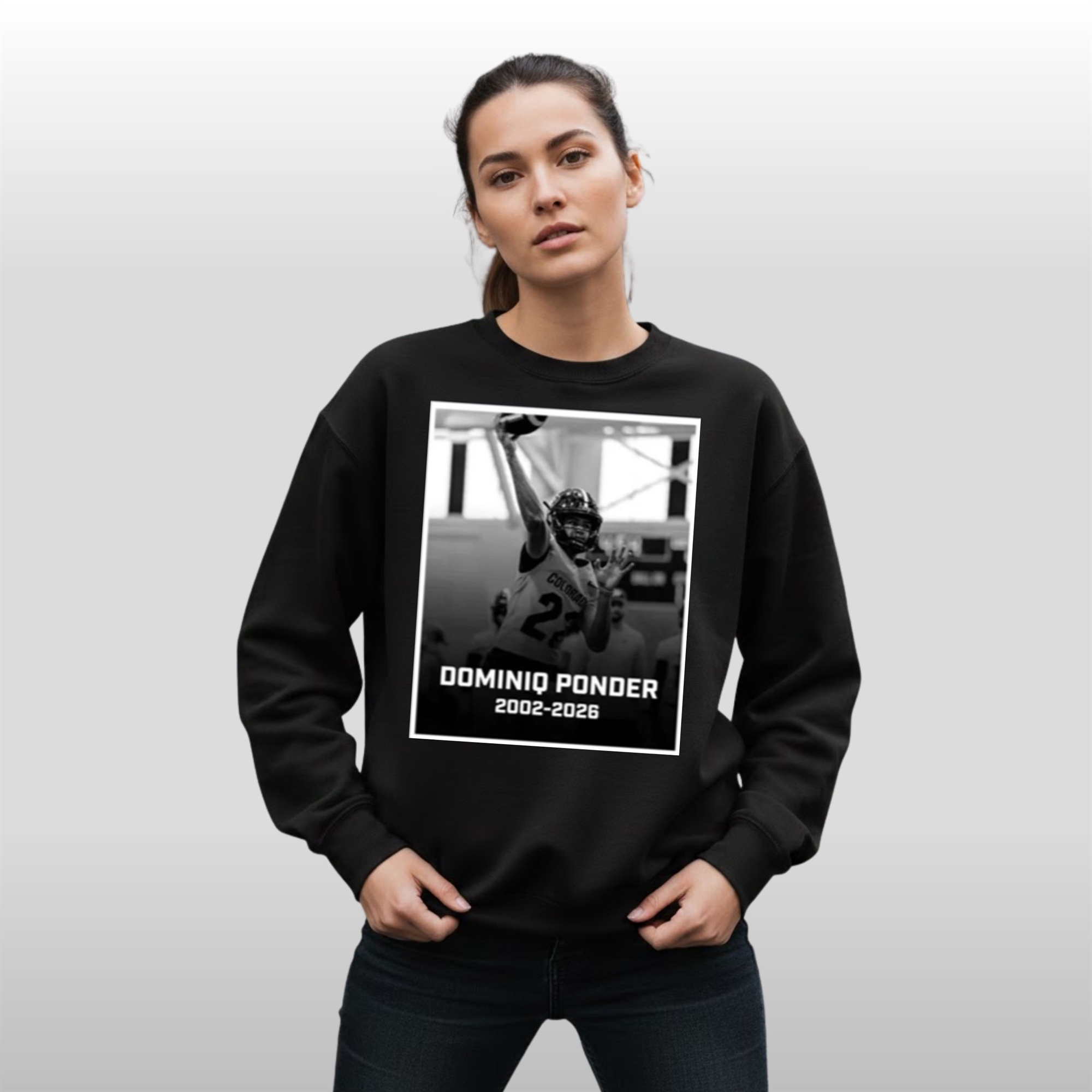 RIP Colorado Quarterback Dominiq Ponder 2002 2026 Shirt 3 RIP Colorado Quarterback Dominiq Ponder 2002 2026 Shirt - Image 3