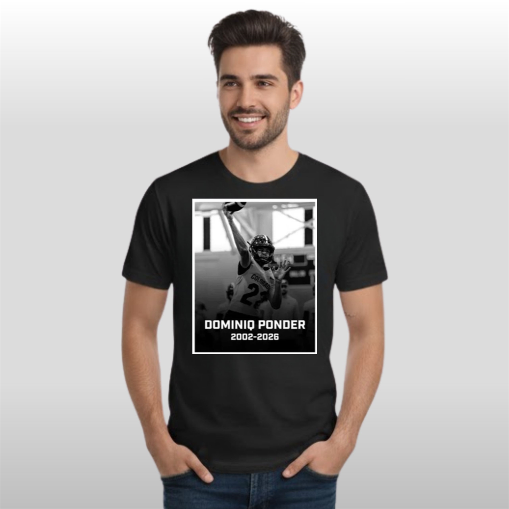 RIP Colorado Quarterback Dominiq Ponder 2002 2026 Shirt 2 RIP Colorado Quarterback Dominiq Ponder 2002 2026 Shirt - Image 2