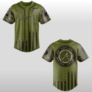 2026 Atlanta Braves x Military Appreciation Night Baseball Jersey