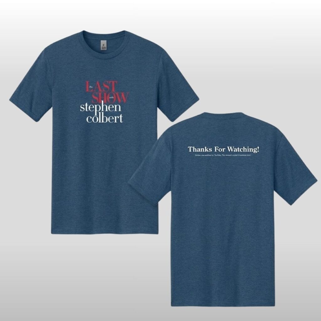 The Last Show Stephen Colbert Charity Shirt 2