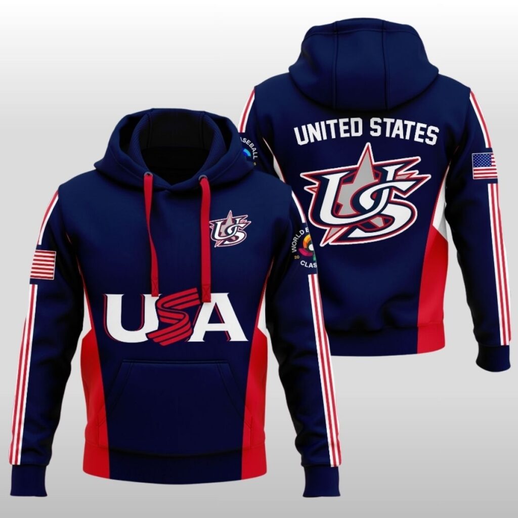 USA Baseball 2026 World Baseball Hoodie 2