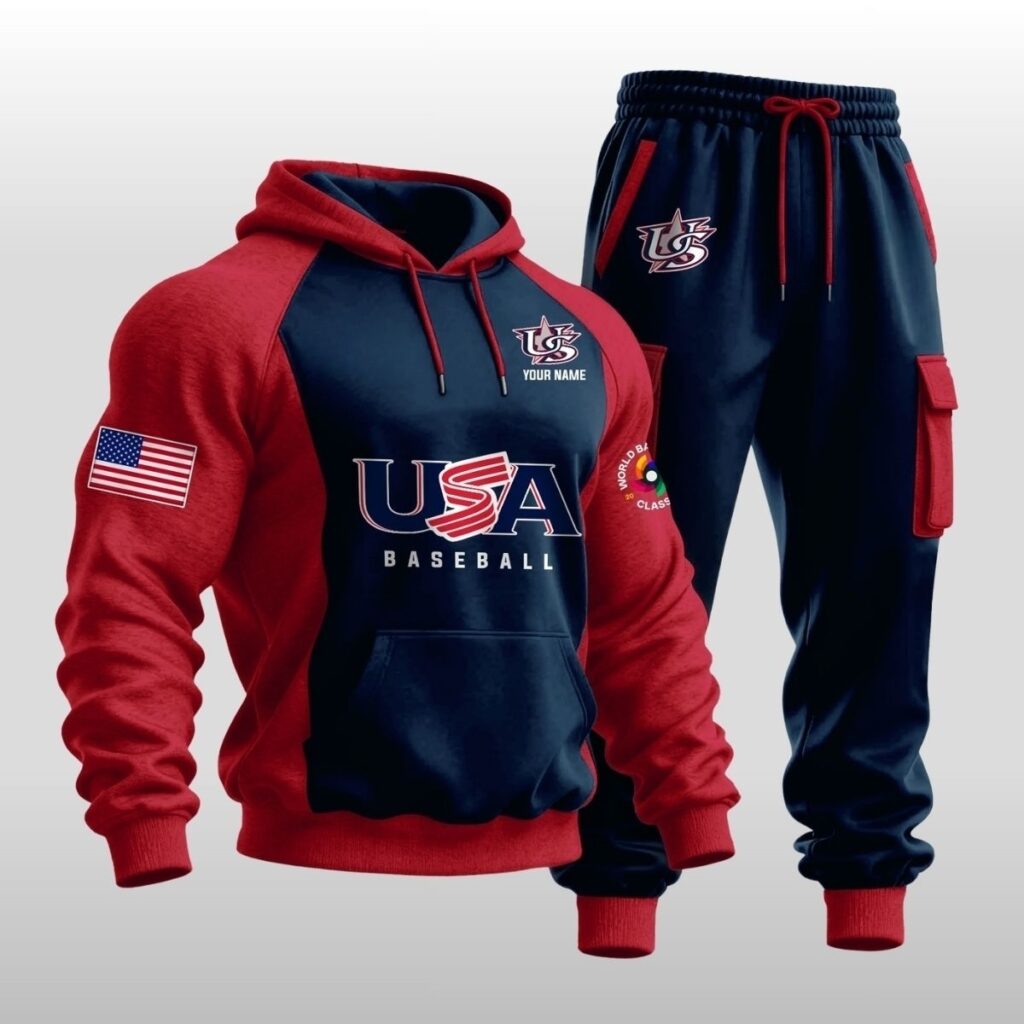 USA Baseball 2026 World Baseball Hoodie Set 2