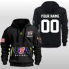 USA Baseball 2026 World Baseball Quarter Zip Hoodie 4