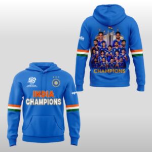 2026 Indian Cricket Team T20 World Cup Champions Hoodie Shirt Cap Joggers