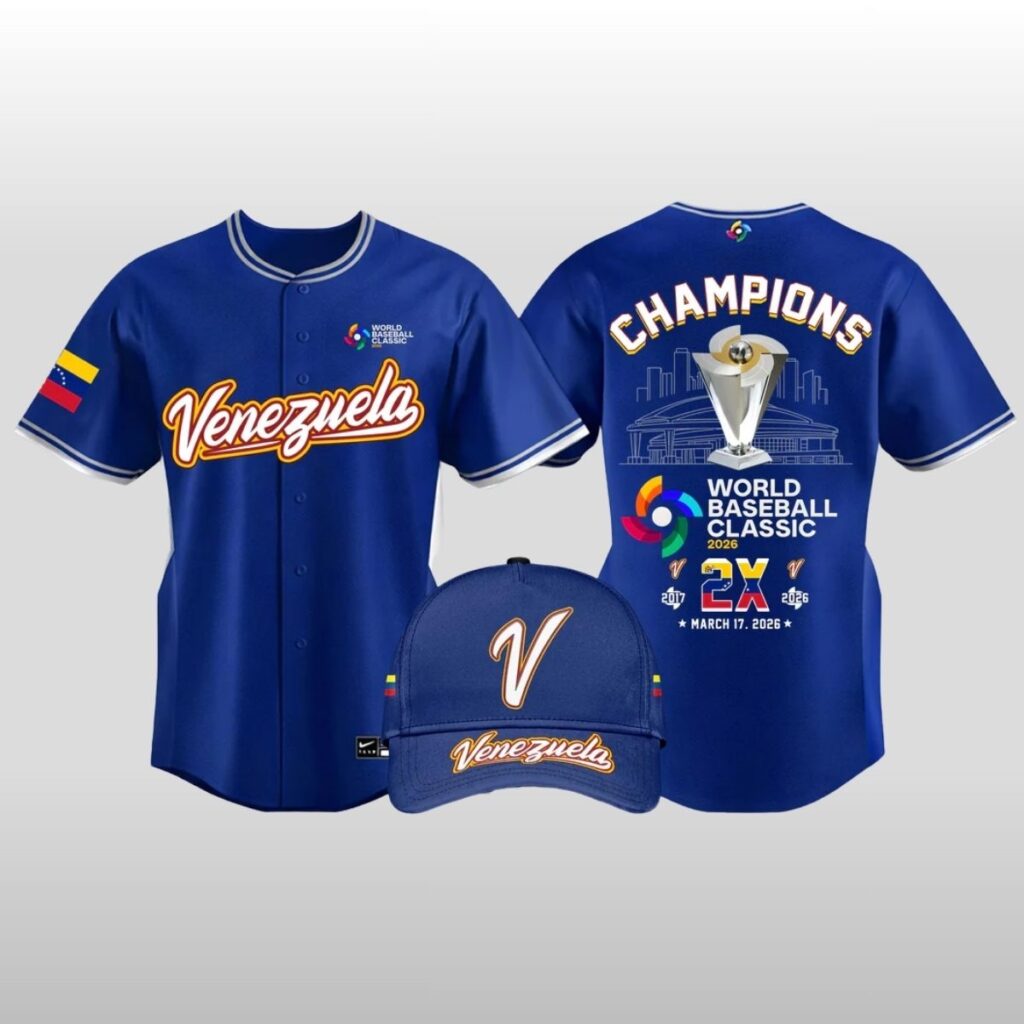 Venezuela 2026 World Baseball Classic Finals Champions Baseball Jersey