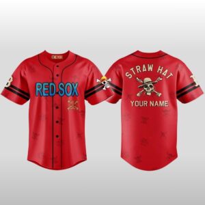 2026 Boston Red Sox One Piece Live Action Season 2 Luffy Neighbours Jersey
