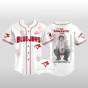 2026 Toronto Blue Jays x Bruno Mars The Romantic Tour Baseball Jersey