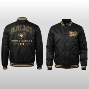2026 Blue Jays 50th Seasons Roots Canada Bomber Jacket 2