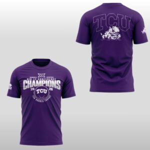 2026 TCU Women Basketball Big 12 Conference Champions Hoodie Shirt