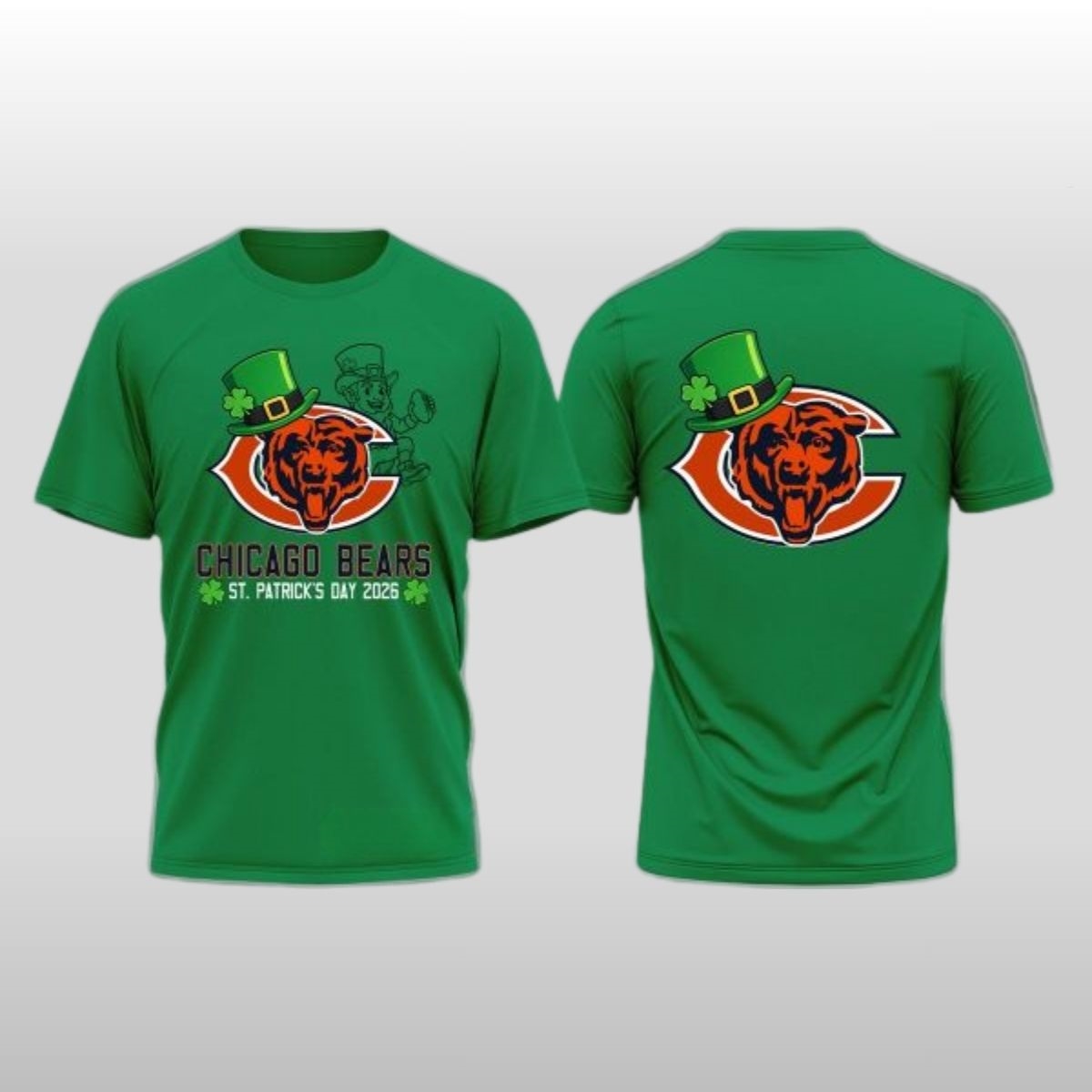Chicago Bears St. Patrick’s Day 2026 Gameday Hoodie Shirt 2 Chicago Bears St. Patrick’s Day 2026 Gameday Hoodie Shirt - Image 2