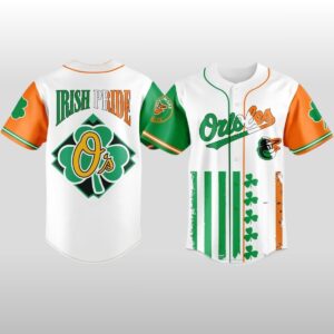 2026 Baltimore Orioles Irish Heritage Night Of Pride Baseball Jersey