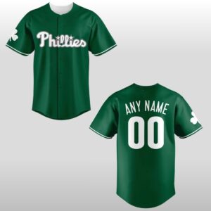 Philadelphia Phillies 2026 St Patrick’s Day Baseball Jersey