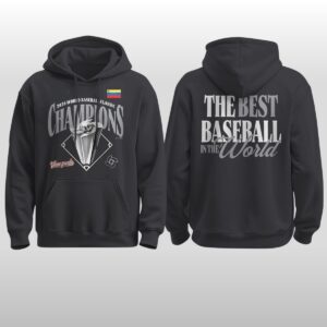 Venezuela Baseball 2026 World Baseball Classic Champions Locker Room Hoodie Shirt
