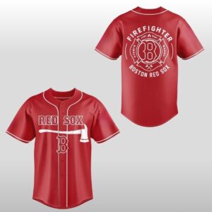 2026 Boston Red Sox Firefighter Application Jersey