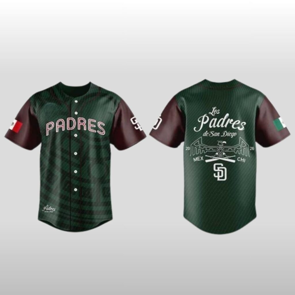 2026 San Diego Padres x Mexican Heritage Night Baseball Jersey 10 2026 San Diego Padres x Mexican Heritage Night Baseball Jersey