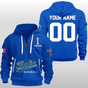 Italia Baseball 2026 World Baseball Quarter Zip Hoodie