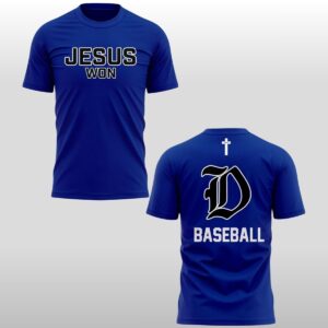 Duke Blue Devils Baseball 2026 Jesus Won Game 1 On Deck Shirt 2