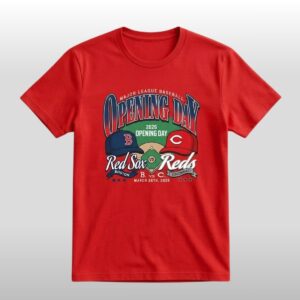 Opening Day 2026 Boston Red Sox vs Cincinnati Reds Shirt 2