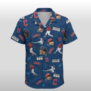 2026 Guardians Jose Ramirez Camp Hawaiian Shirt Giveaway