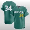 2026 Boston Red Sox Green Jersey 2