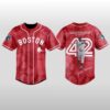 2026 Boston Red Sox Legend Jackie Robinson 42 Baseball Jersey 2