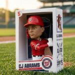 2026 Washington Nationals CJ Abrams Baseball Card Bobblehead Giveaway