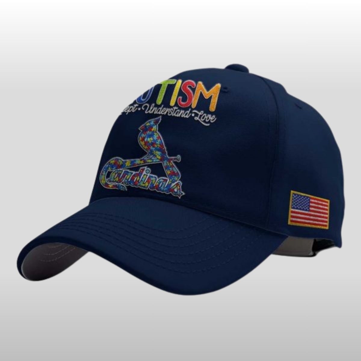 2026 Cardinals Autism Accept Understand Love America Hat 2 2026 Cardinals Autism Accept Understand Love America Hat