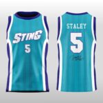 2026 Charlotte Sting Dawn Staley Teal Swingman Basketball Jersey