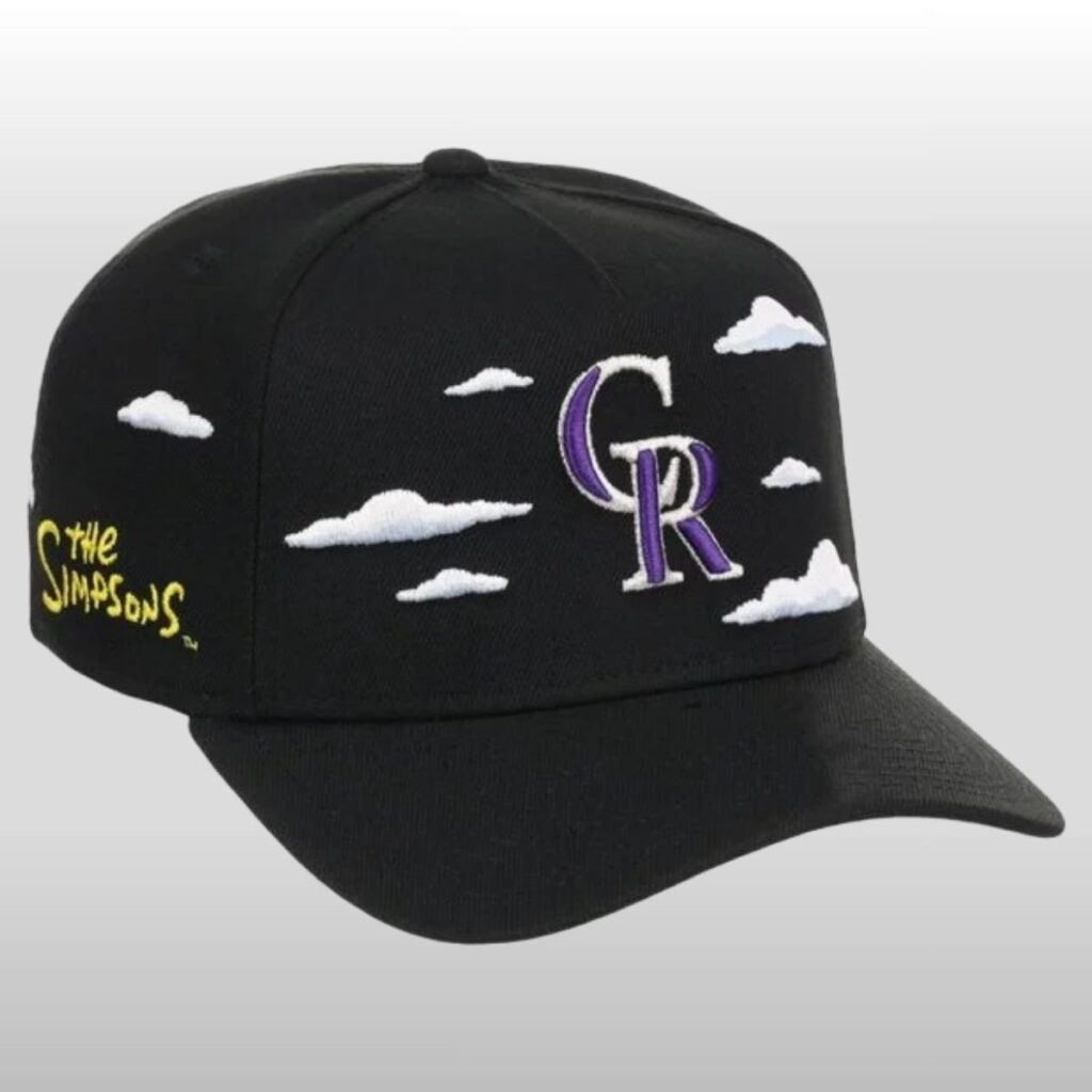 2026 Colorado Rockies Simpsons Clouds Hat 2
