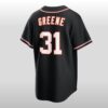 2026 Detroit Tigers Riley Greene Fashion Black Out Jersey 3