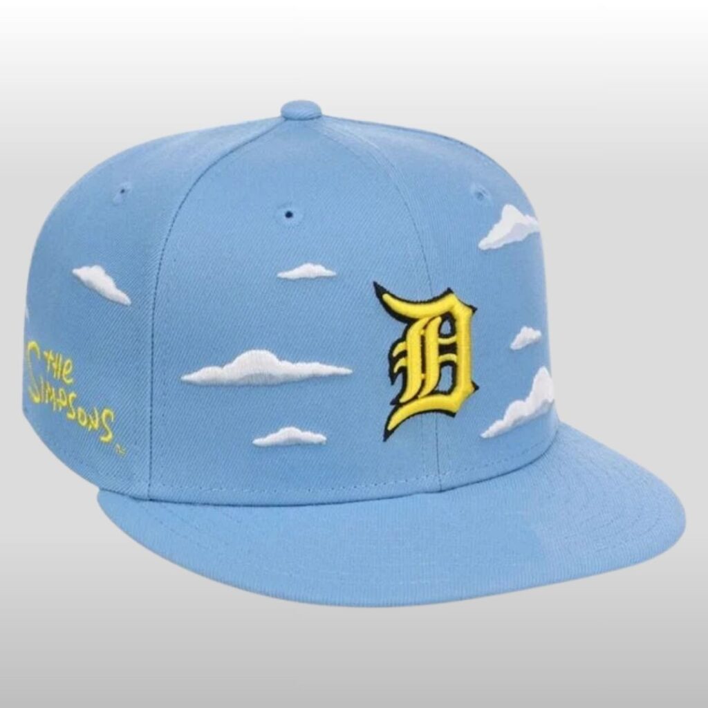 2026 Detroit Tigers Simpsons Clouds Hat 2