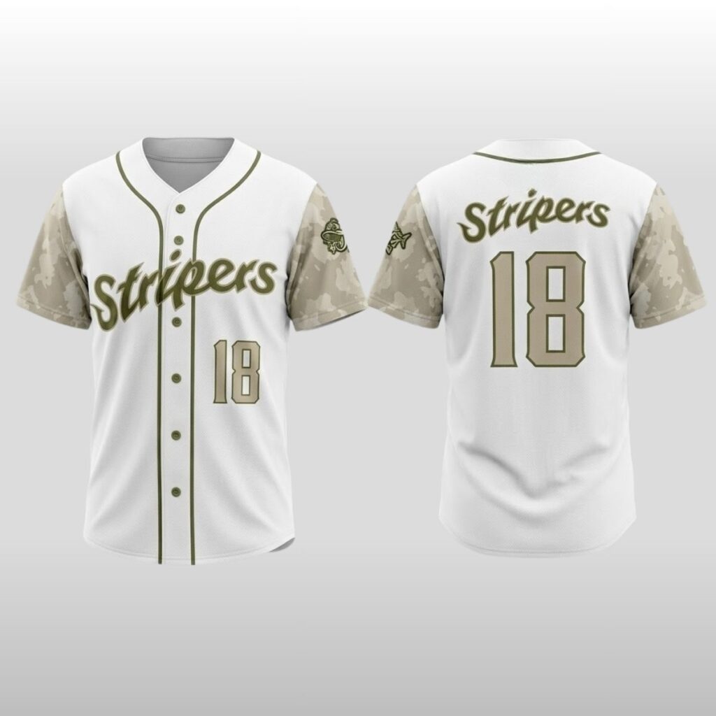 2026 Gwinnett Stripers Armed Forces Jersey Giveaway 1 2026 Gwinnett Stripers Armed Forces Jersey Giveaway 2