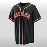 2026 Houston Astros Jose Altuve Fashion Black Out Jersey