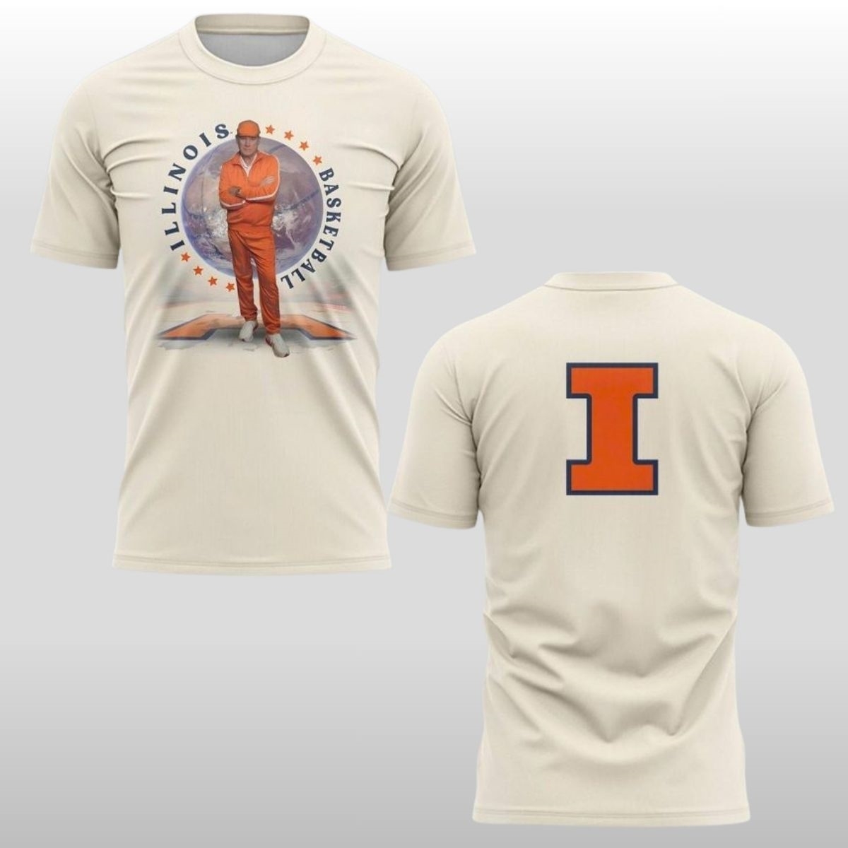 2026 Illinois Fighting Illini Coach Brad Underwood Tracksuit Brad Shirt 1 2026 Illinois Fighting Illini Coach Brad Underwood Tracksuit Brad Shirt
