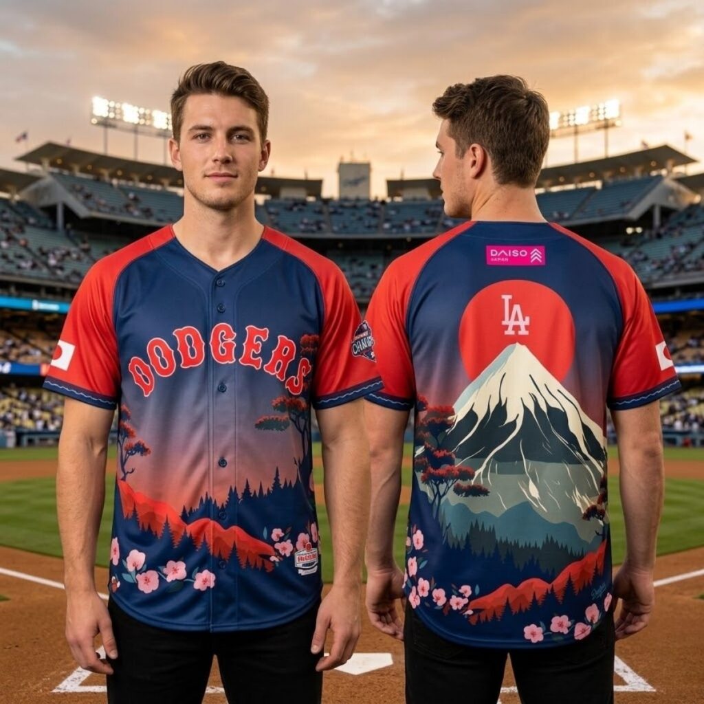 2026 Giveaway Los Angeles Dodgers Japanese Heritage Night Jersey