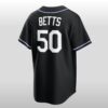 2026 Los Angeles Dodgers Mookie Betts Fashion Black Out Jersey 3