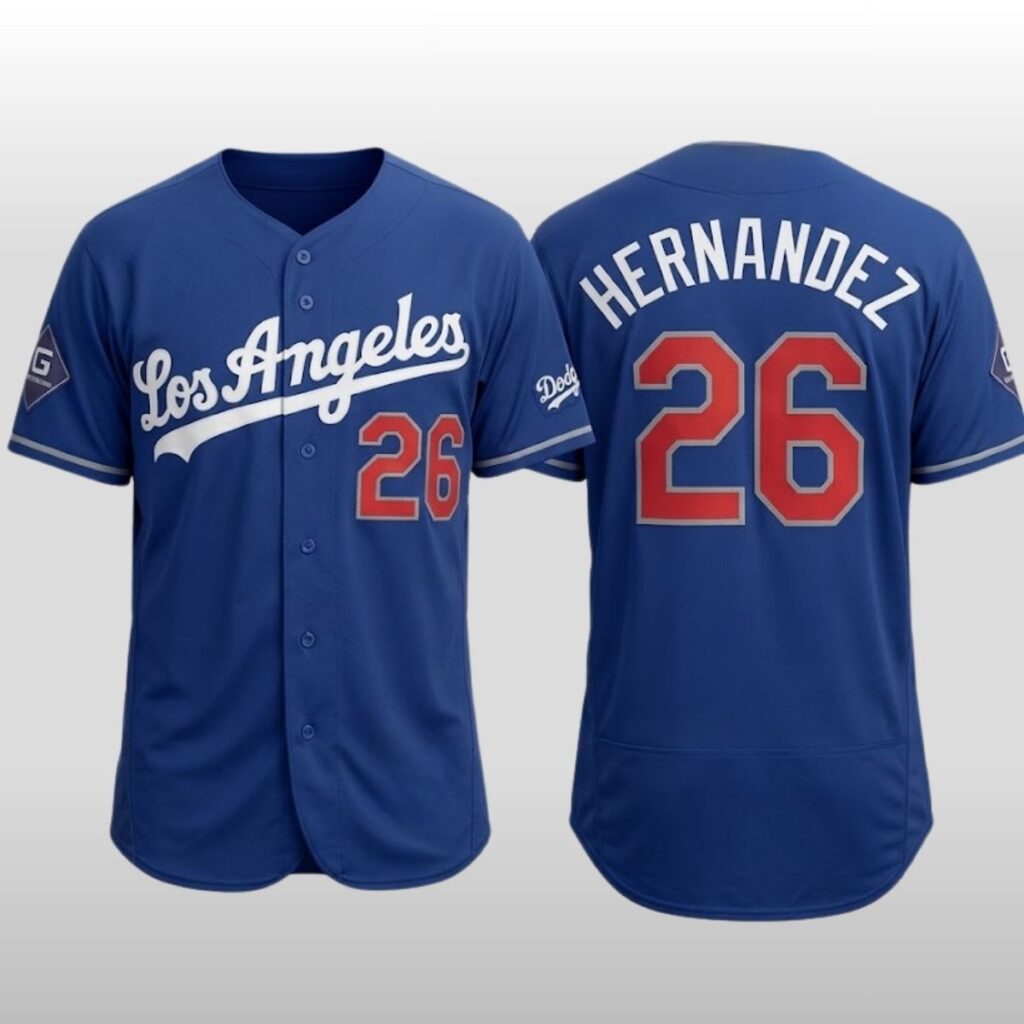 2026 Los Angeles Dodgers Uniform Blue Jersey 2