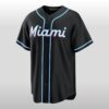 2026 Miami Marlins Fashion Black Out Jersey 2