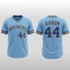 2026 Milwaukee Brewers Hank Aaron Jersey Giveaway 6 2026 Milwaukee Brewers Hank Aaron Jersey Giveaway 2