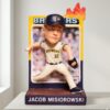 2026 Milwaukee Brewers Miz Trading Card Bobblehead Giveaway