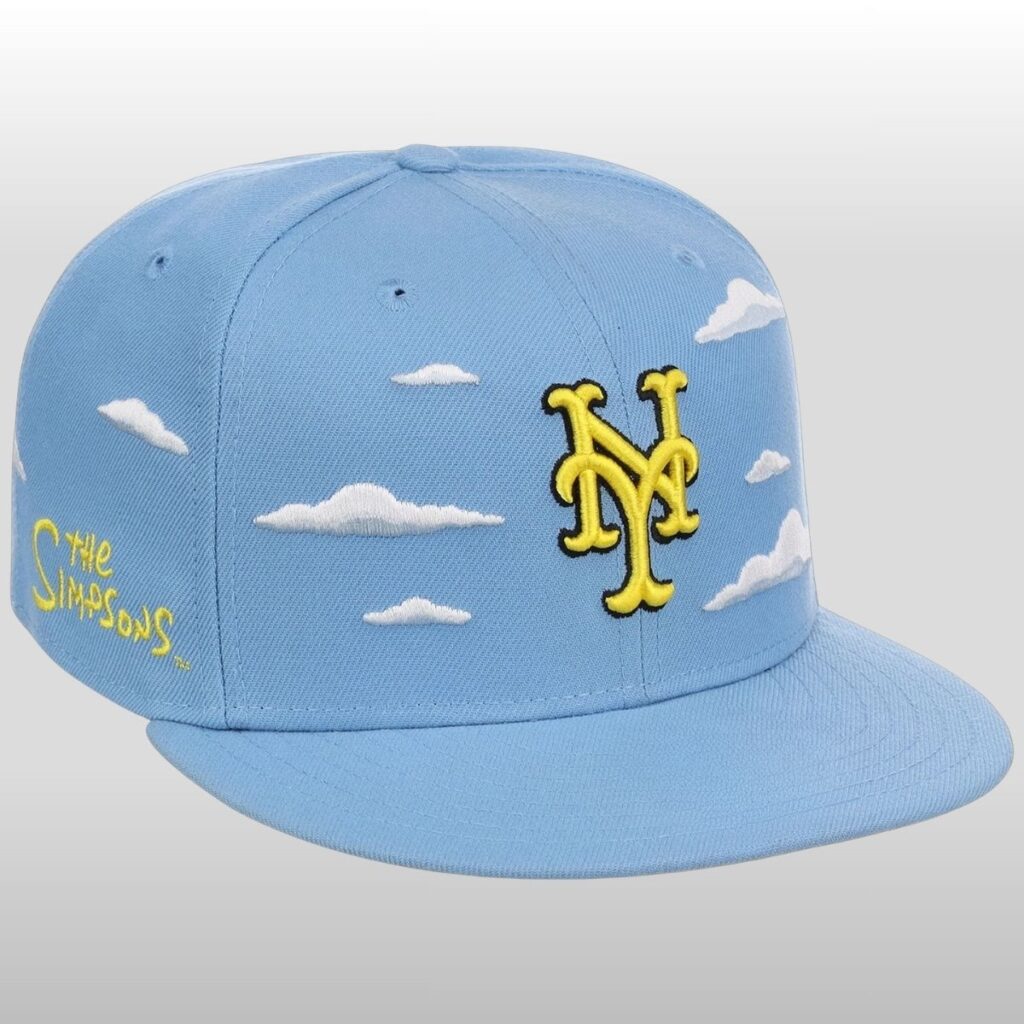 2026 New York Mets The Simpsons Clouds Hat 2