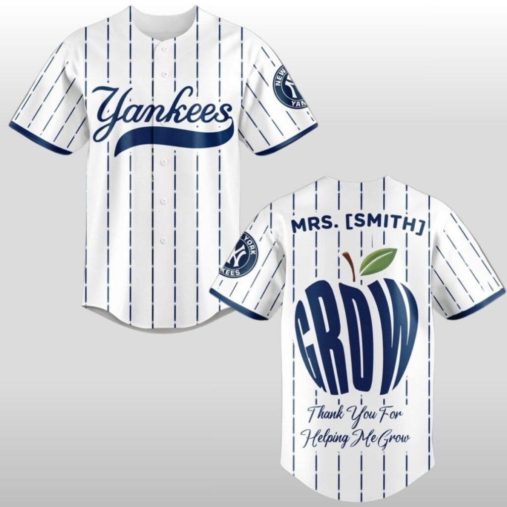 2026 New York Yankees Happy Teacher Appreciation Week Baseball Jersey 2