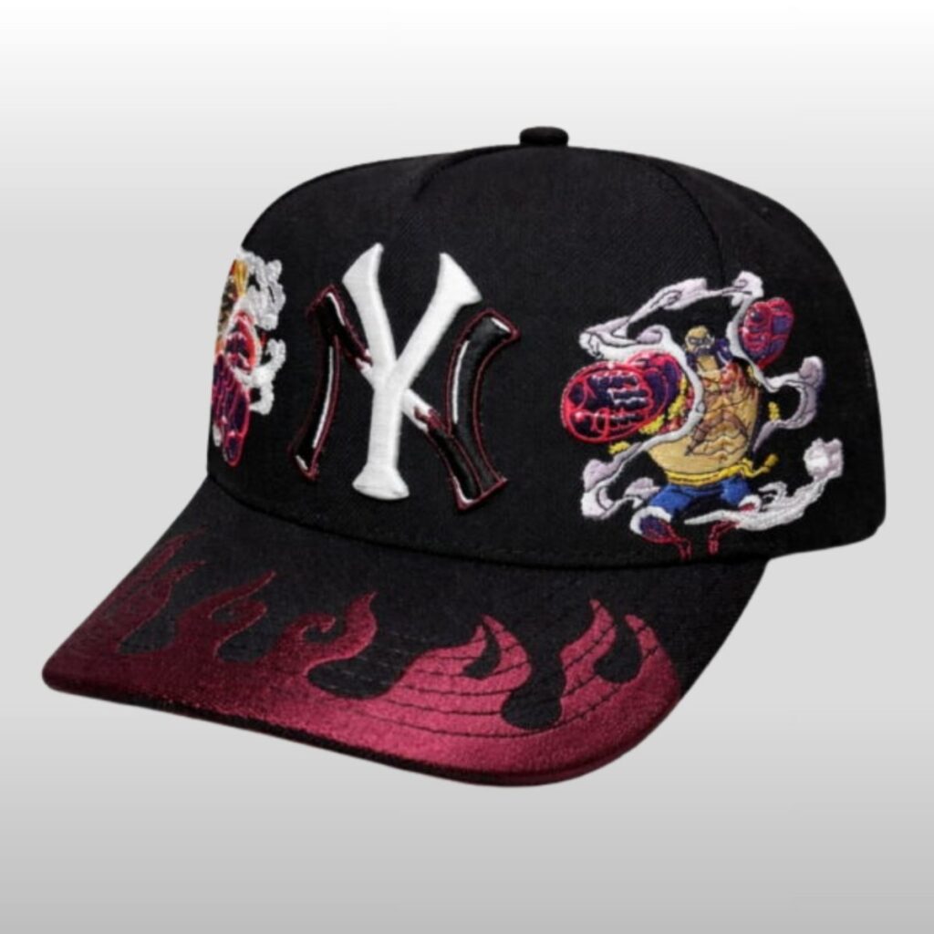2026 New York Yankees One Piece Luffy Gear 4 Hat 2