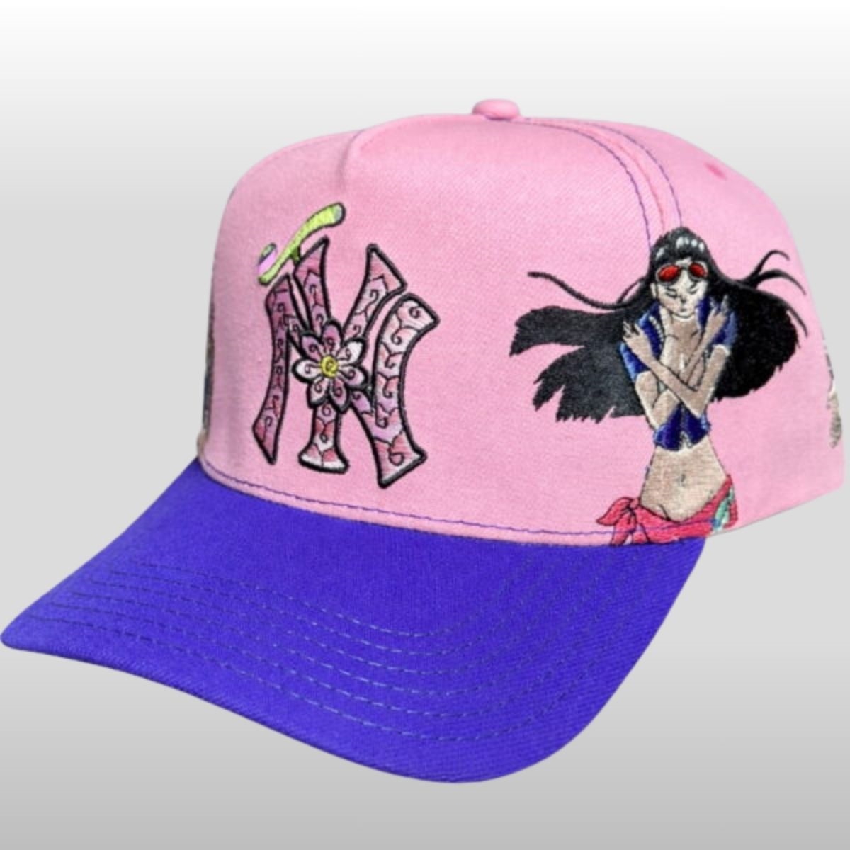 2026 New York Yankees One Piece Nico Robin Hat 2 2026 New York Yankees One Piece Nico Robin Hat