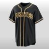 2026 Pittsburgh Pirates Fashion Black Out Jersey 2