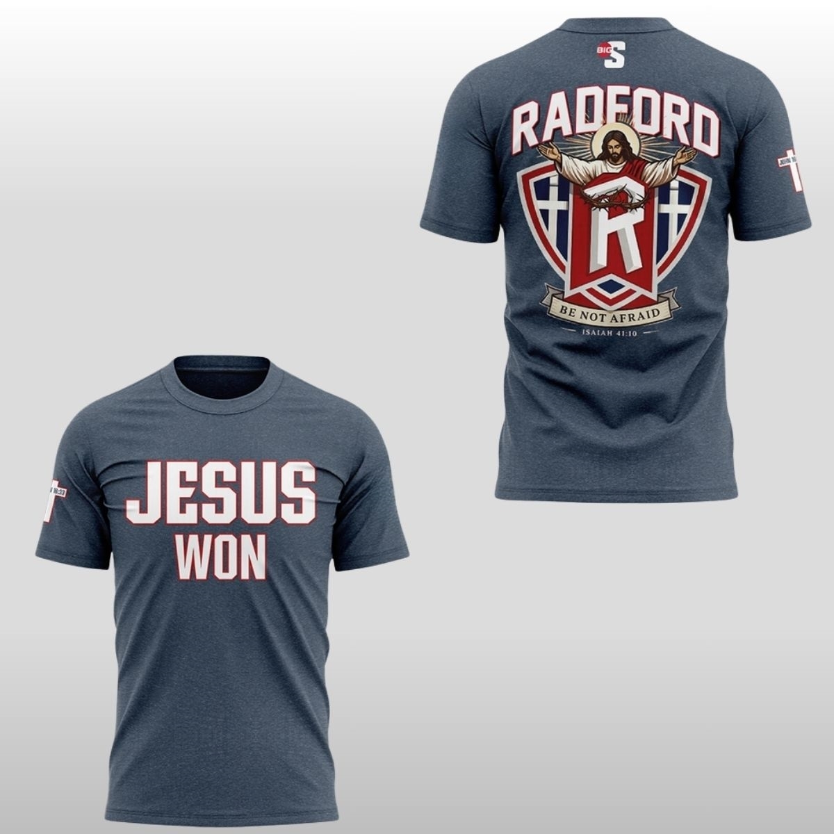 2026 Radford Highlanders Baseball Jesus Won Shirt 2 2026 Radford Highlanders Baseball Jesus Won Shirt 2