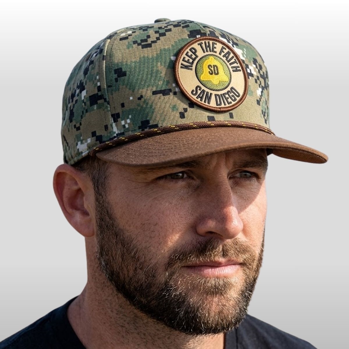2026 San Diego Padres Keep The Faith Camo Hat 2026 San Diego Padres Keep The Faith Camo Hat