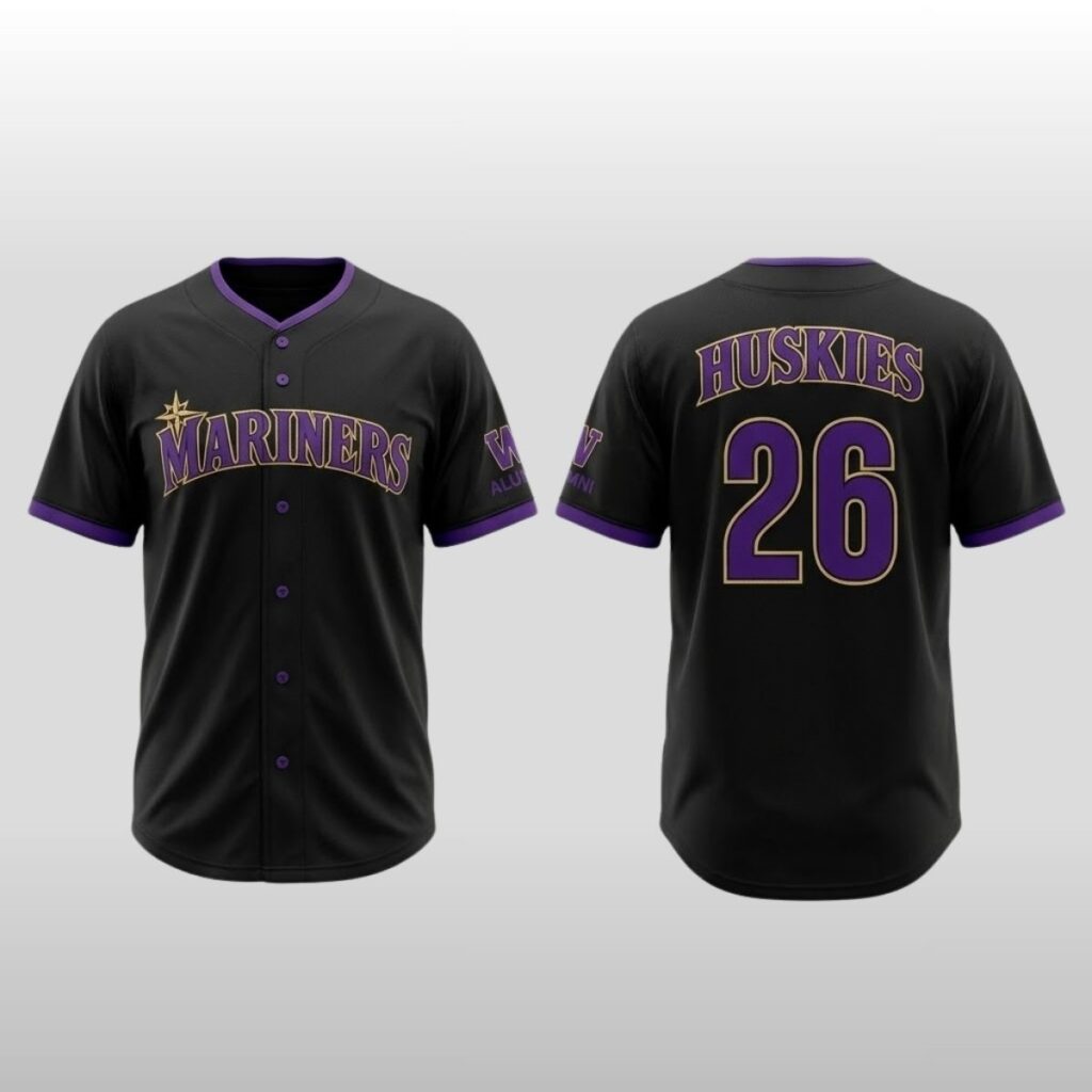 2026 Seattle Mariners UW Night Jersey Giveaway 2